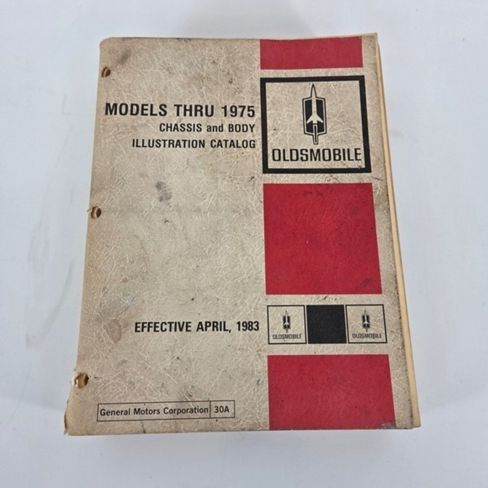 Oldsmobile Chassis Body Illustration‎ Catalog Models Thru 1975 GM 30A Manual